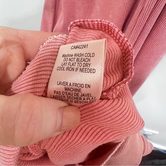 NWT Young Broke and Fabulous Robbie Tank Dress in xsmall, ribbed, tank, midi - Picture 7 of 9